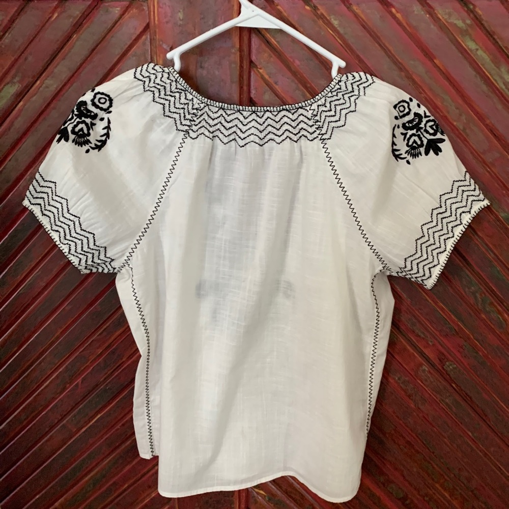 Boho!!! J Crew ❤️Perfect little peasant blouse! - Picture 2 of 4